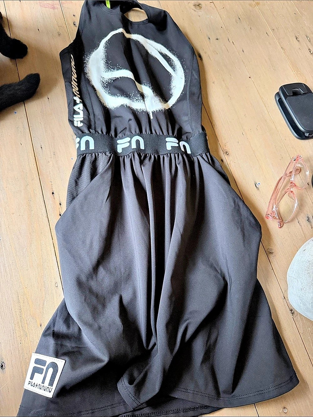 Fila Black Mini Dress Like New